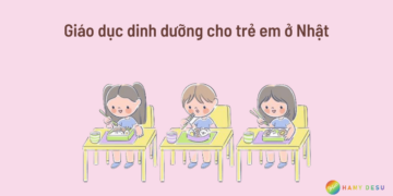 giáo dục dinh dưỡng cho trẻ em ở Nhật